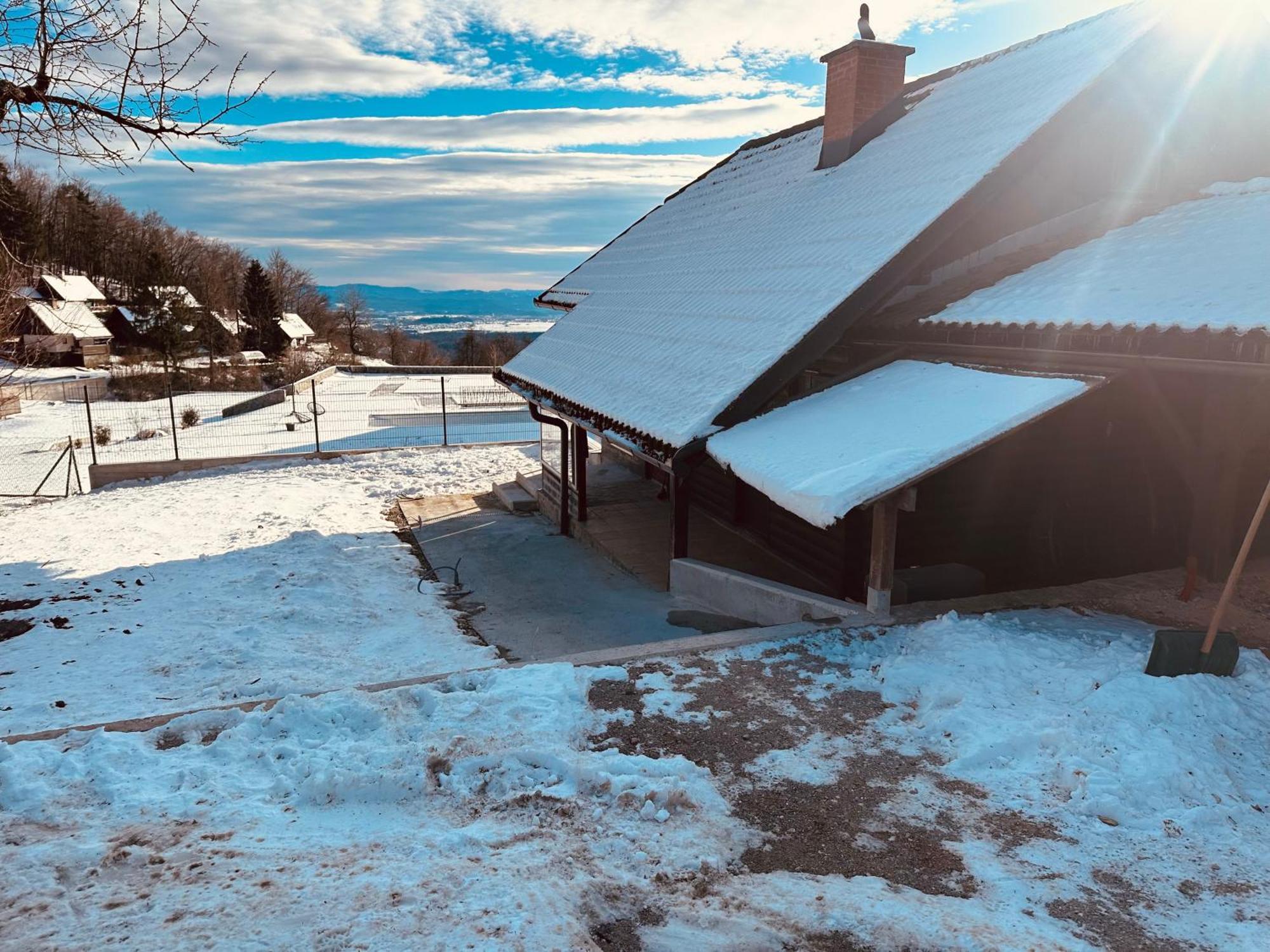Chalet Pjagodic Cerklje na Gorenjskem Exteriör bild