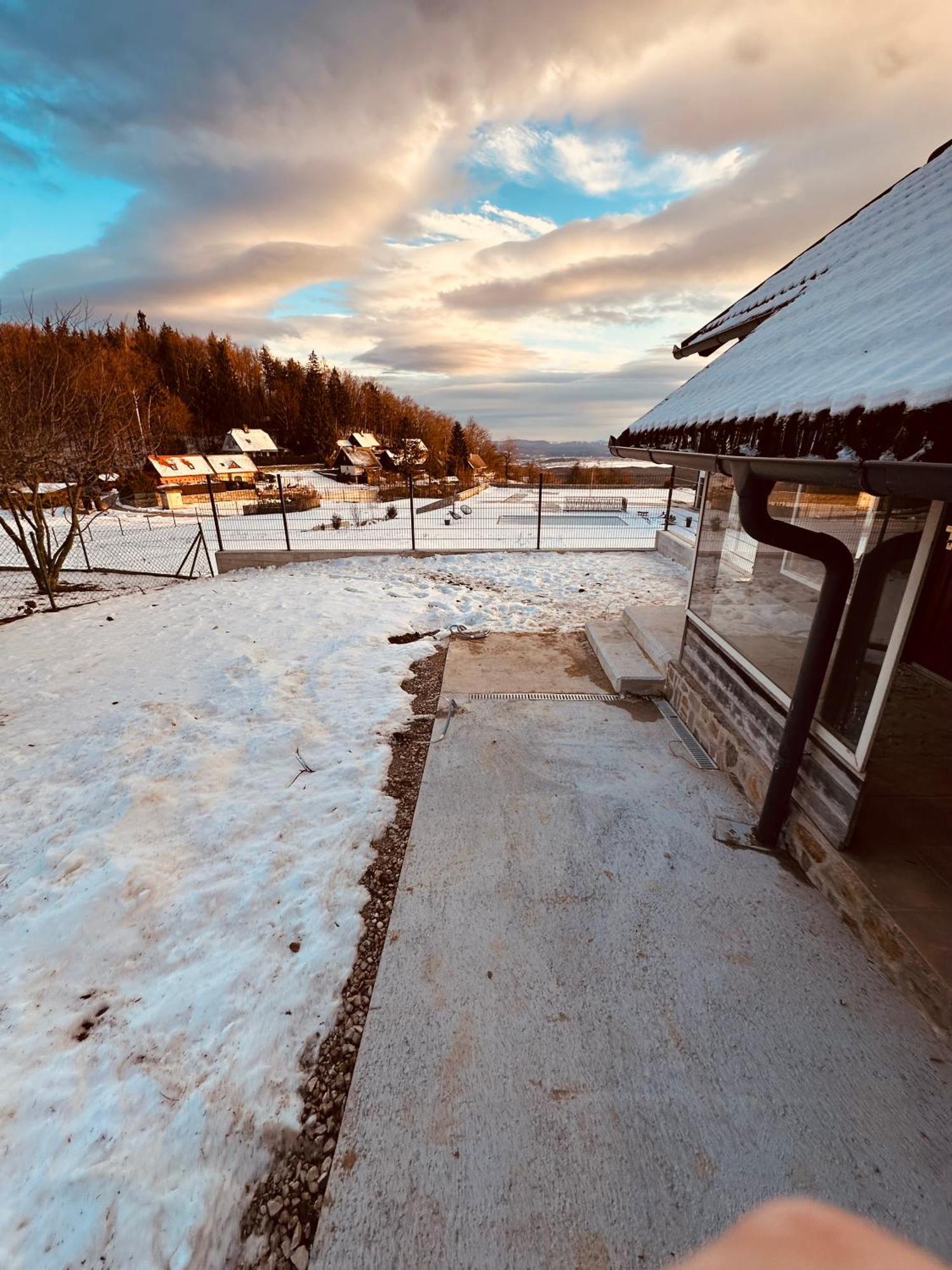 Chalet Pjagodic Cerklje na Gorenjskem Exteriör bild